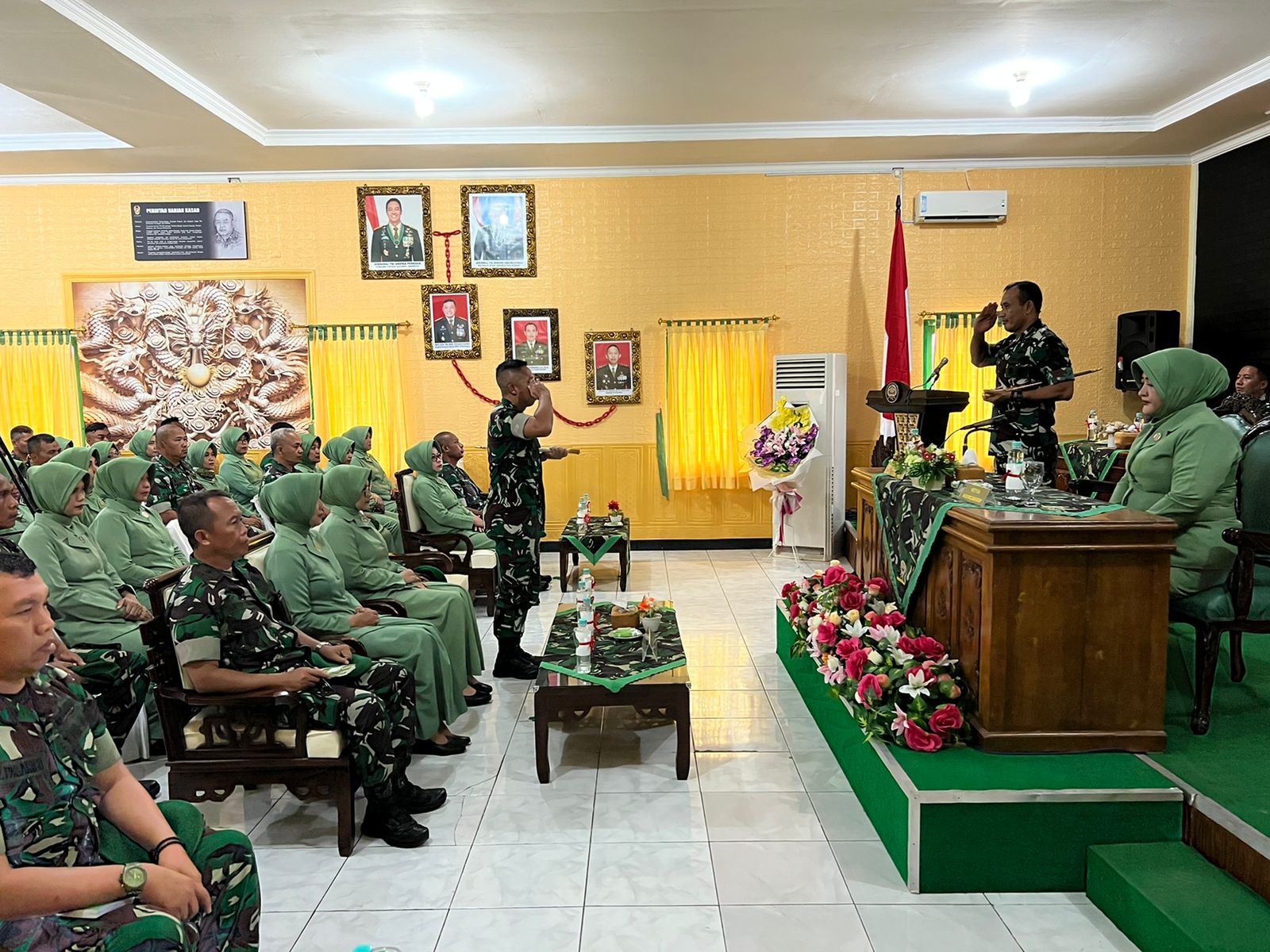 Kunker Di Kodim 0716/Demak, Kolonel Inf Purnomosidi, S.I.P., M.A.P., Sampaikan Visi Dan Misi